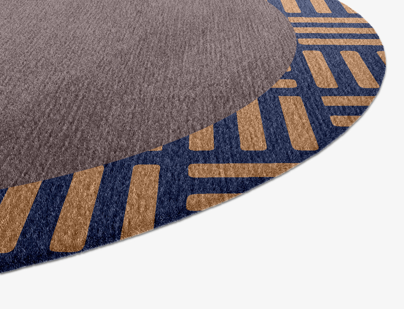 Limbus Geometric Capsule Hand Knotted Tibetan Wool Custom Rug by Rug Artisan