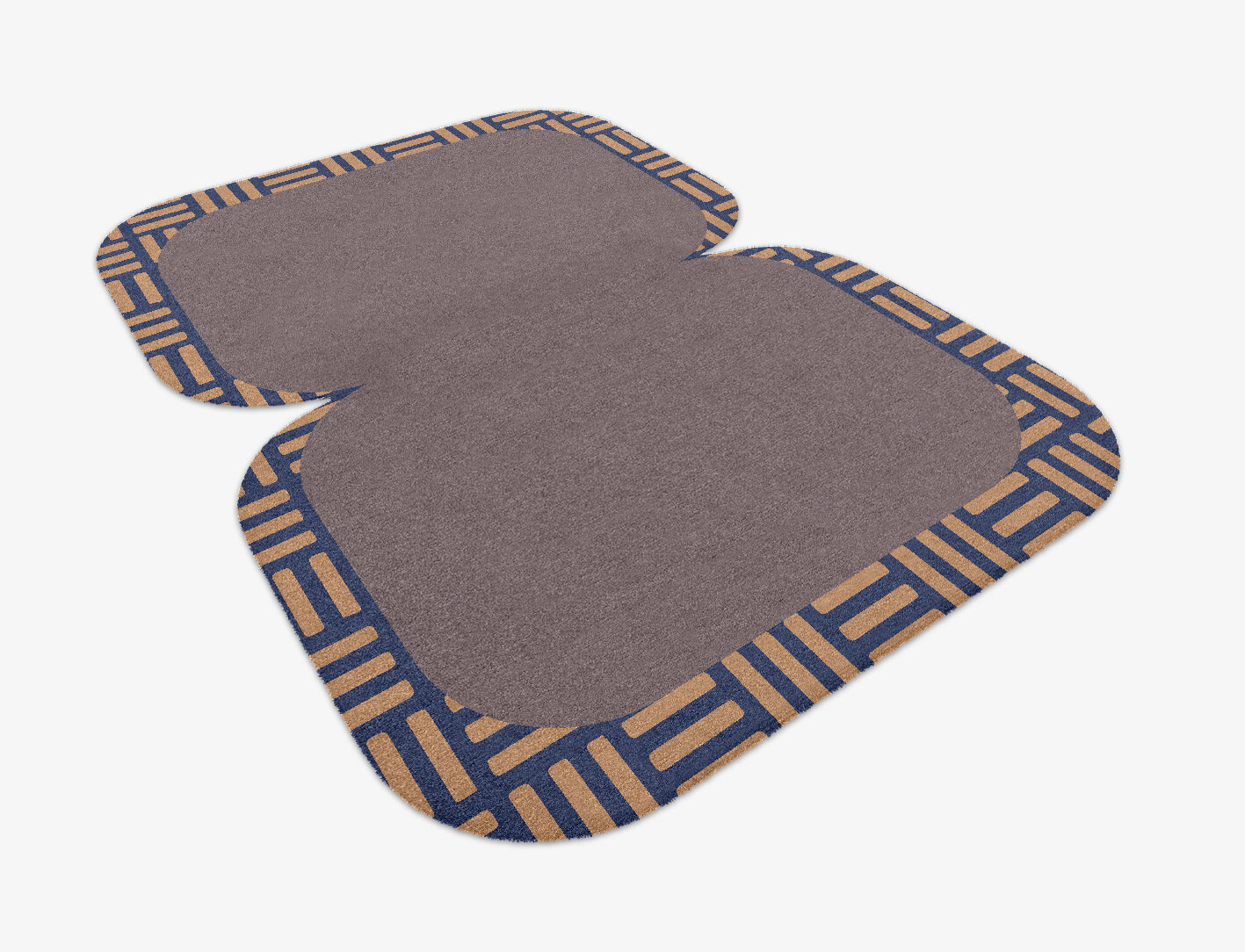 Limbus Geometric Eight Hand Knotted Tibetan Wool Custom Rug by Rug Artisan