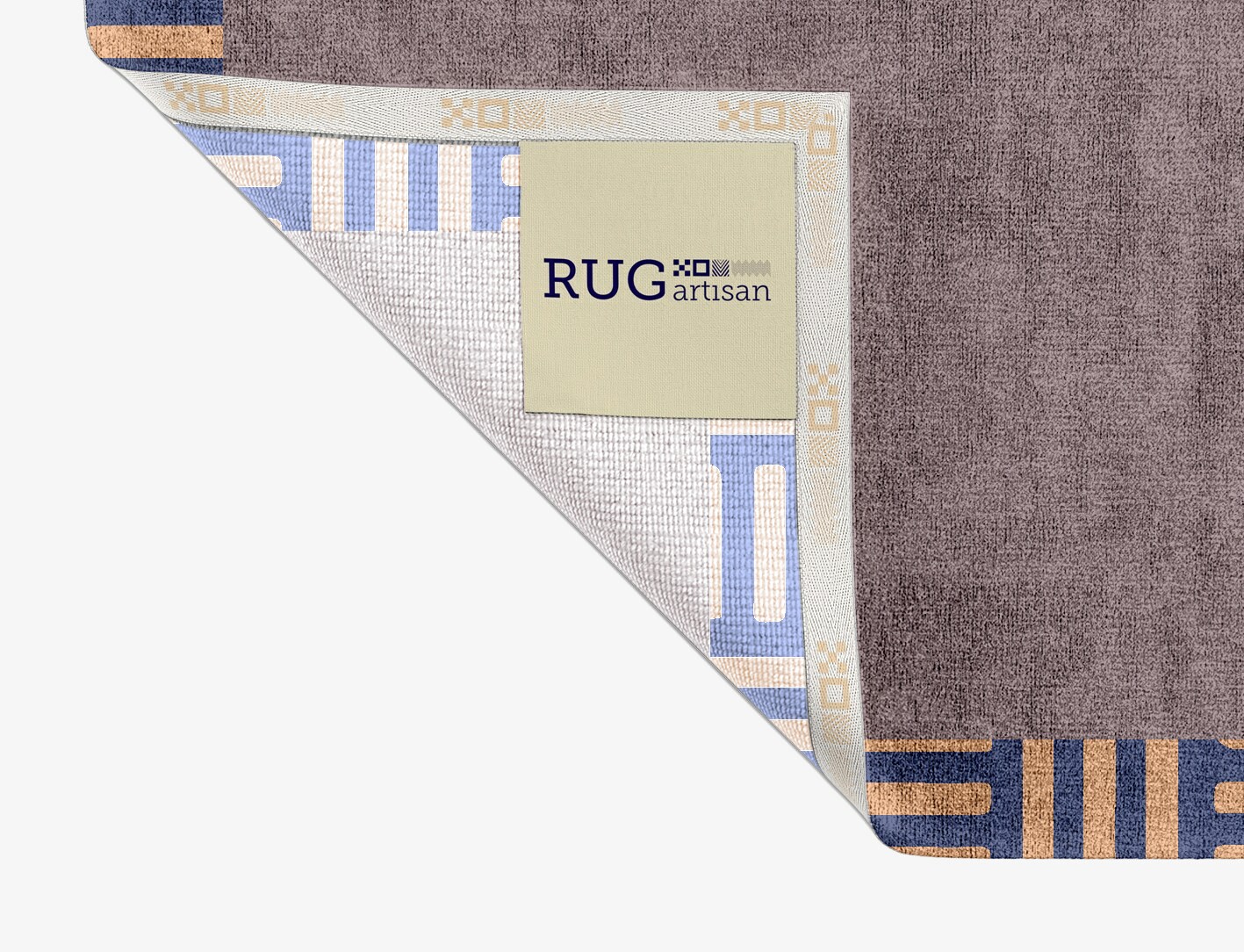 Limbus Geometric Rectangle Hand Knotted Bamboo Silk Custom Rug by Rug Artisan