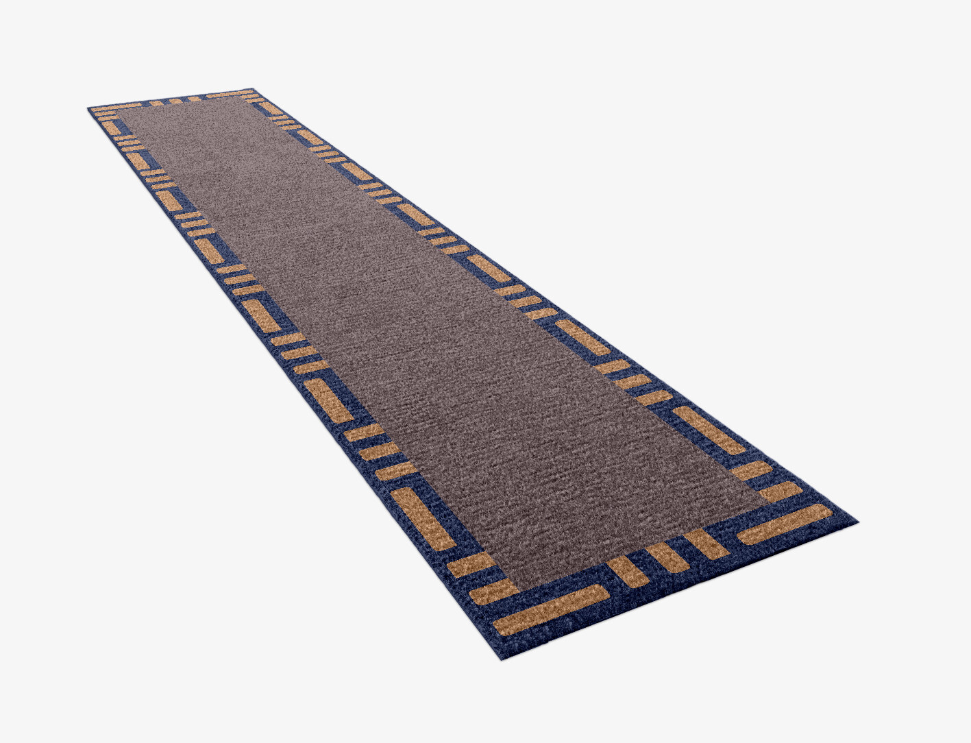 Limbus Geometric Runner Hand Knotted Tibetan Wool Custom Rug by Rug Artisan