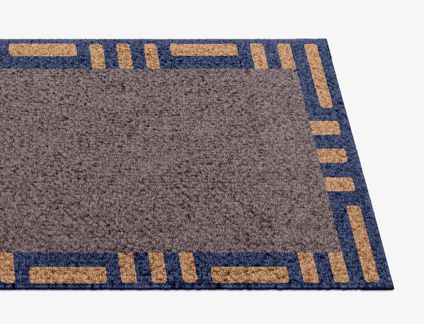 Limbus Geometric Runner Hand Knotted Tibetan Wool Custom Rug by Rug Artisan