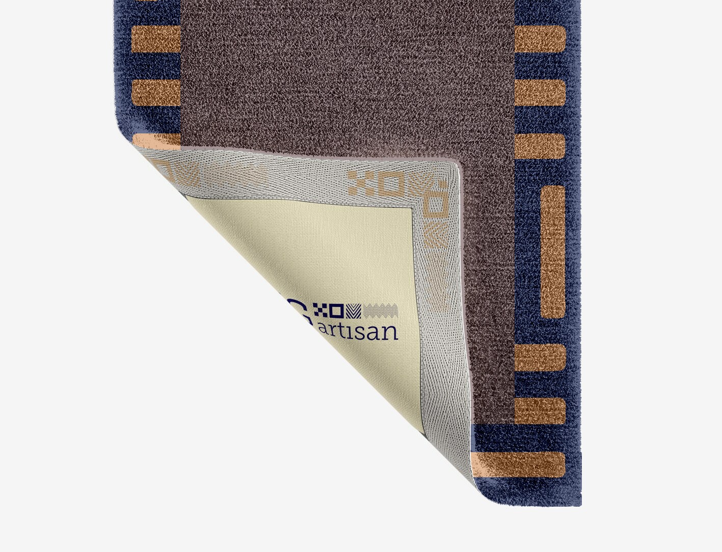 Limbus Geometric Runner Hand Knotted Tibetan Wool Custom Rug by Rug Artisan