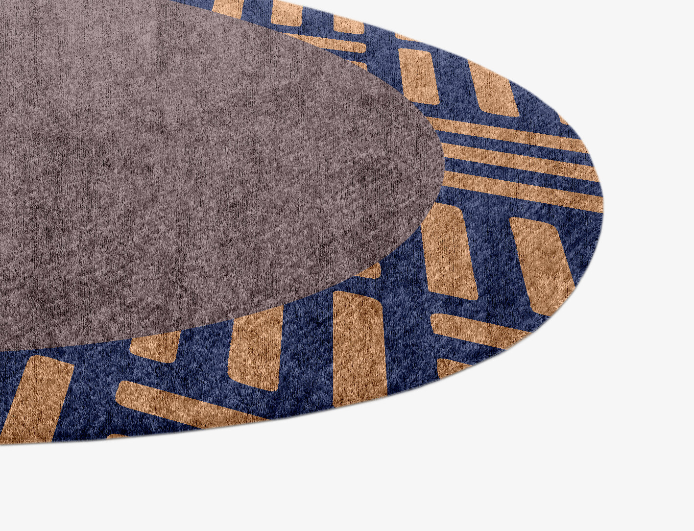 Limbus Geometric Splash Hand Knotted Bamboo Silk Custom Rug by Rug Artisan