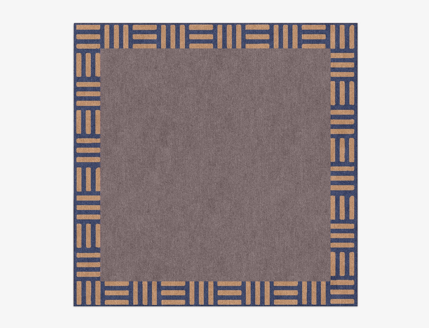 Limbus Geometric Square Hand Knotted Tibetan Wool Custom Rug by Rug Artisan