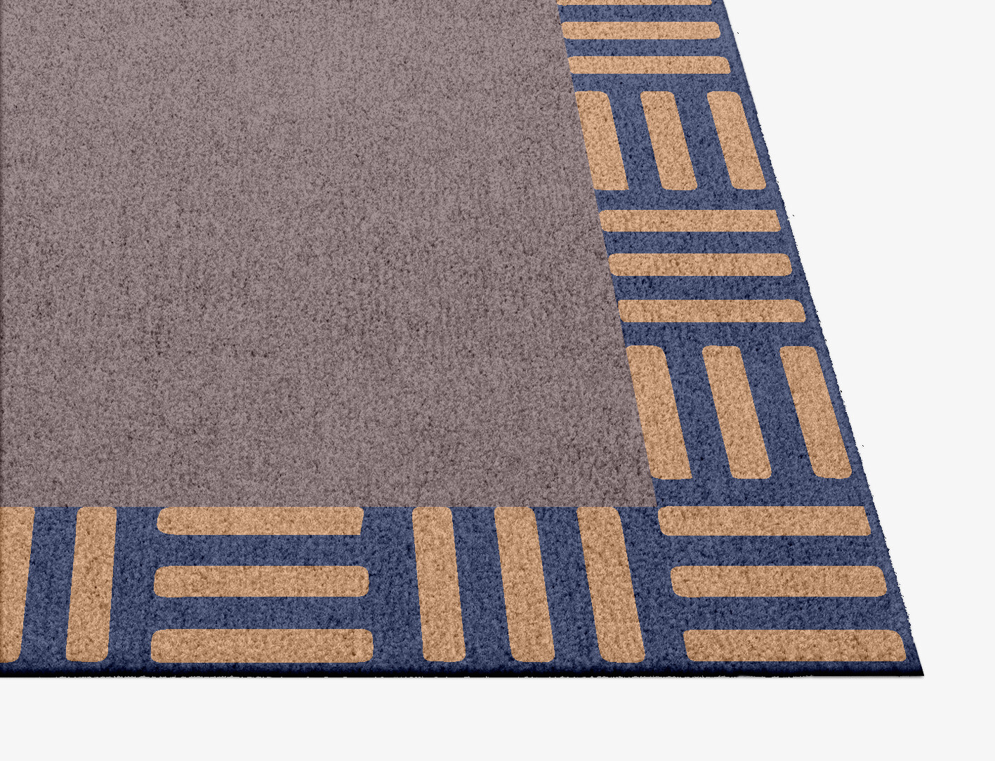 Limbus Geometric Square Hand Knotted Tibetan Wool Custom Rug by Rug Artisan