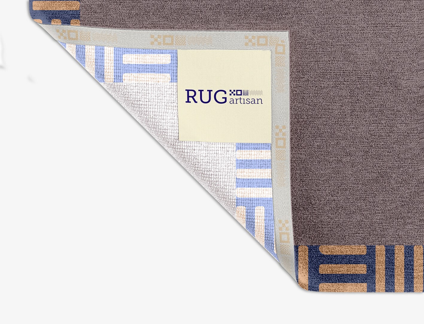 Limbus Geometric Square Hand Knotted Tibetan Wool Custom Rug by Rug Artisan