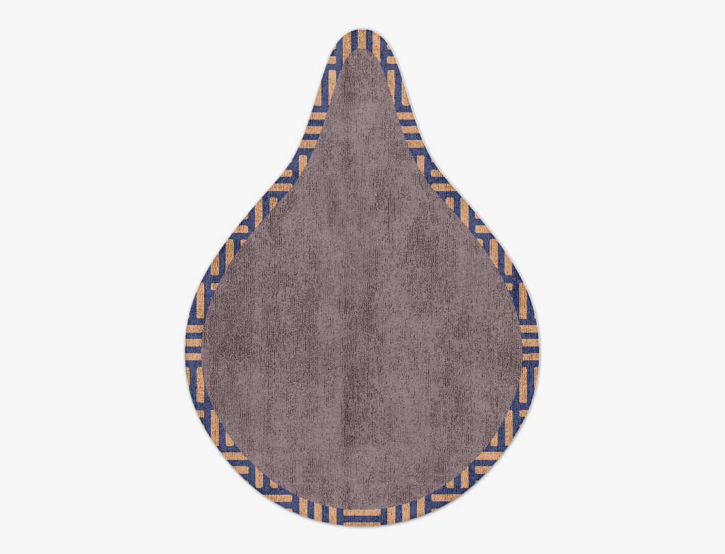Limbus Geometric Drop Hand Tufted Bamboo Silk Custom Rug by Rug Artisan