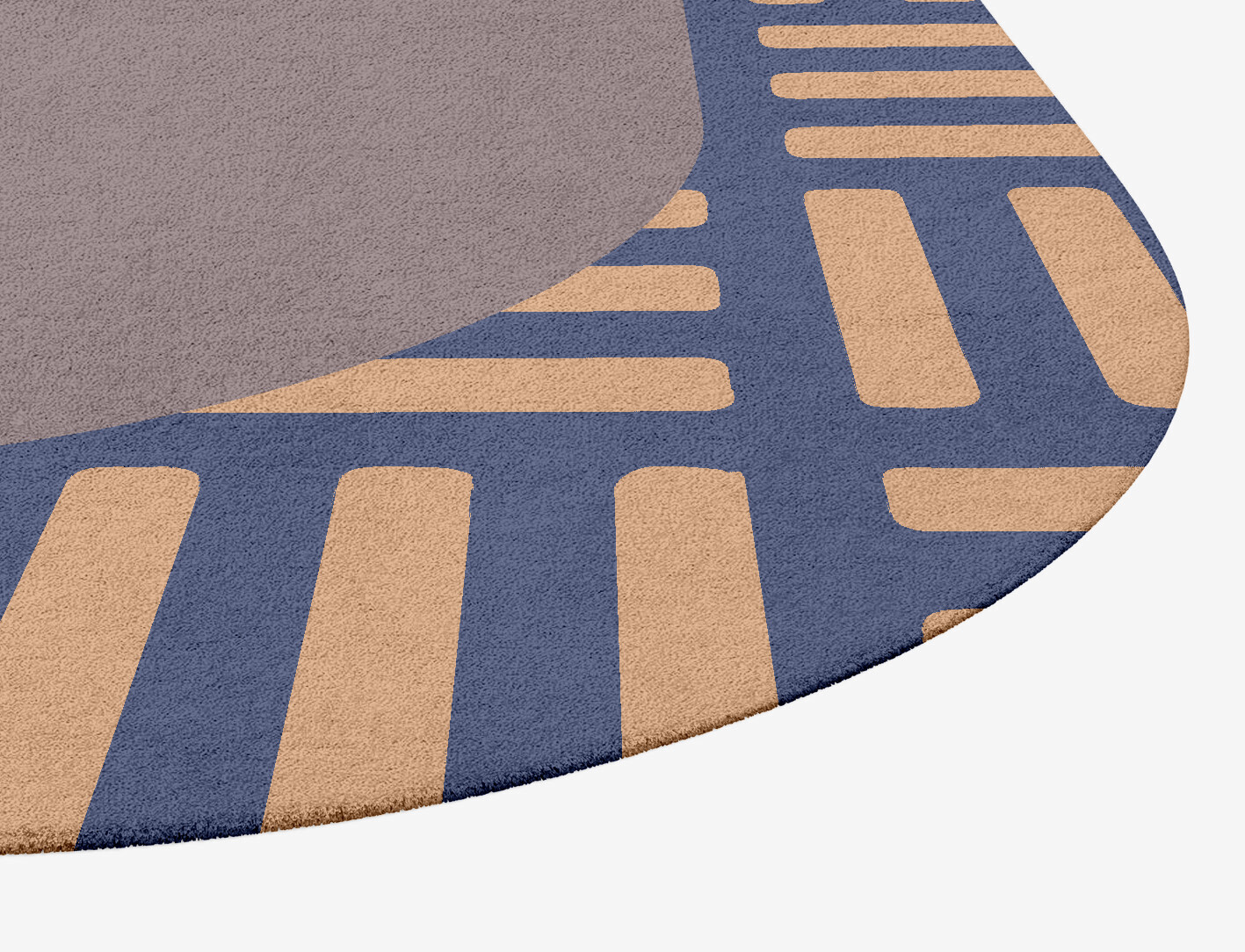 Limbus Geometric Eight Hand Tufted Pure Wool Custom Rug by Rug Artisan