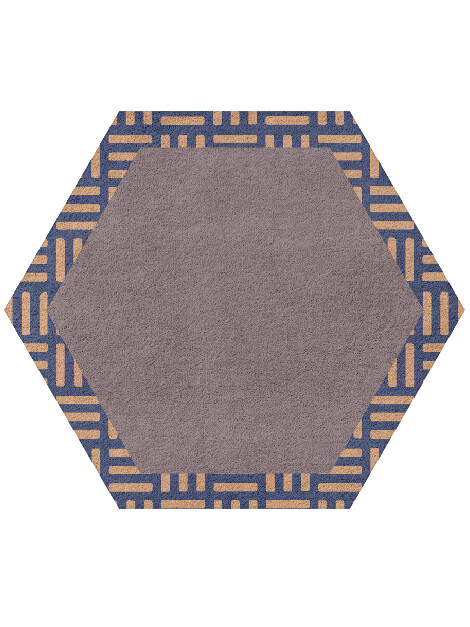 Limbus Geometric Hexagon Hand Tufted Pure Wool Custom Rug by Rug Artisan