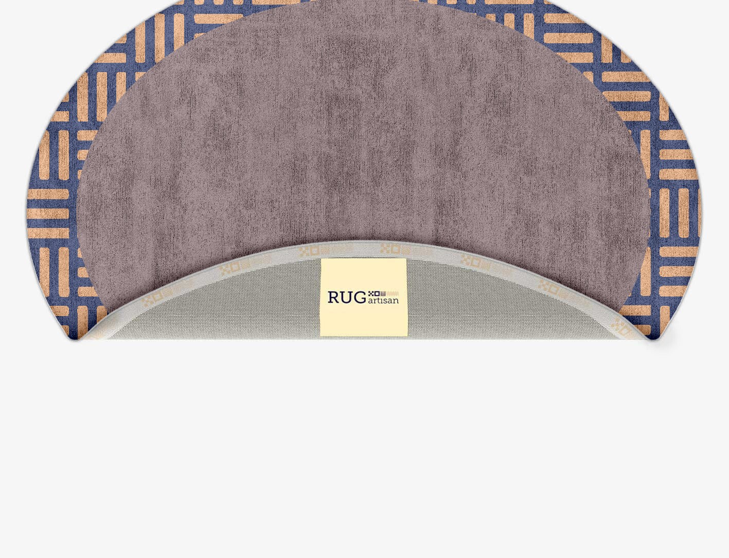 Limbus Geometric Oval Hand Tufted Bamboo Silk Custom Rug by Rug Artisan