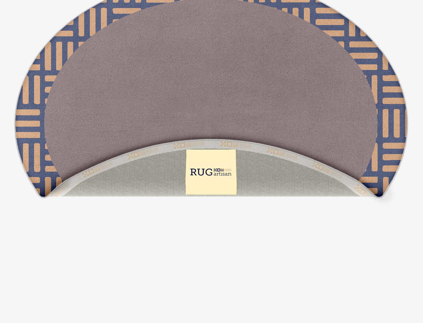 Limbus Geometric Oval Hand Tufted Pure Wool Custom Rug by Rug Artisan
