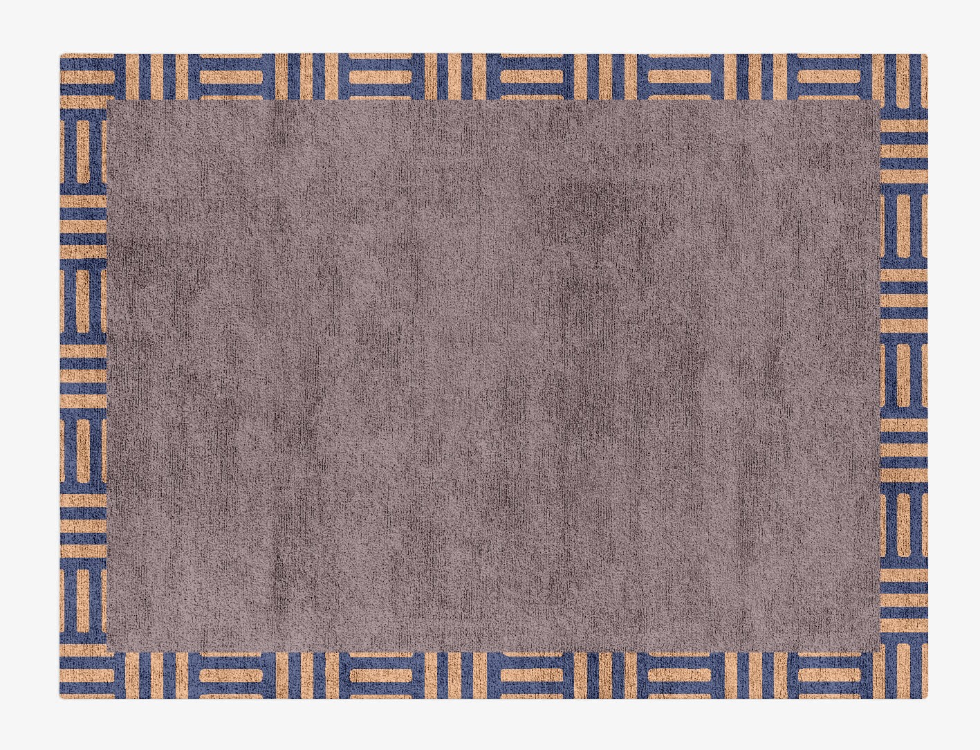 Limbus Geometric Rectangle Hand Tufted Bamboo Silk Custom Rug by Rug Artisan