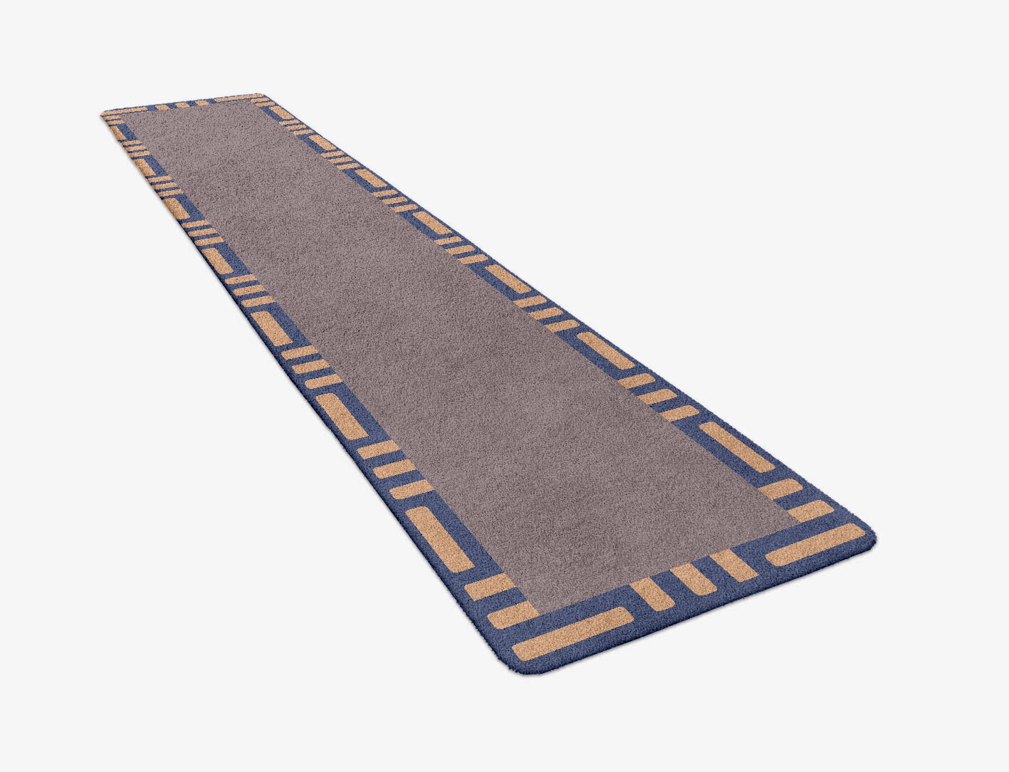 Limbus Geometric Runner Hand Tufted Pure Wool Custom Rug by Rug Artisan