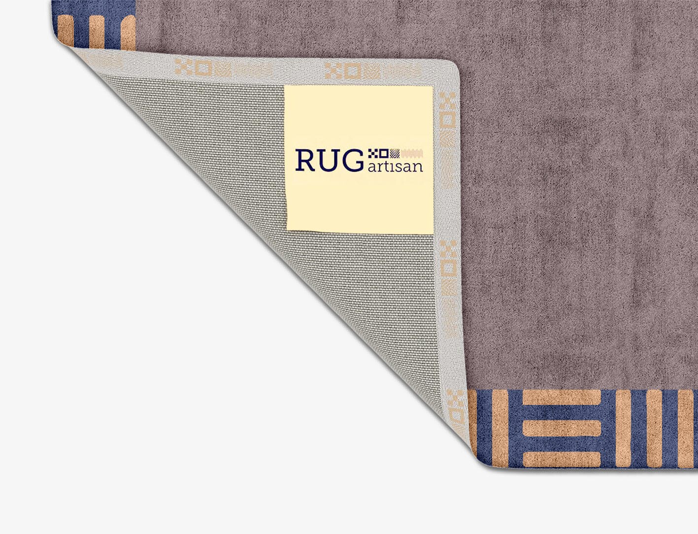 Limbus Geometric Square Hand Tufted Bamboo Silk Custom Rug by Rug Artisan