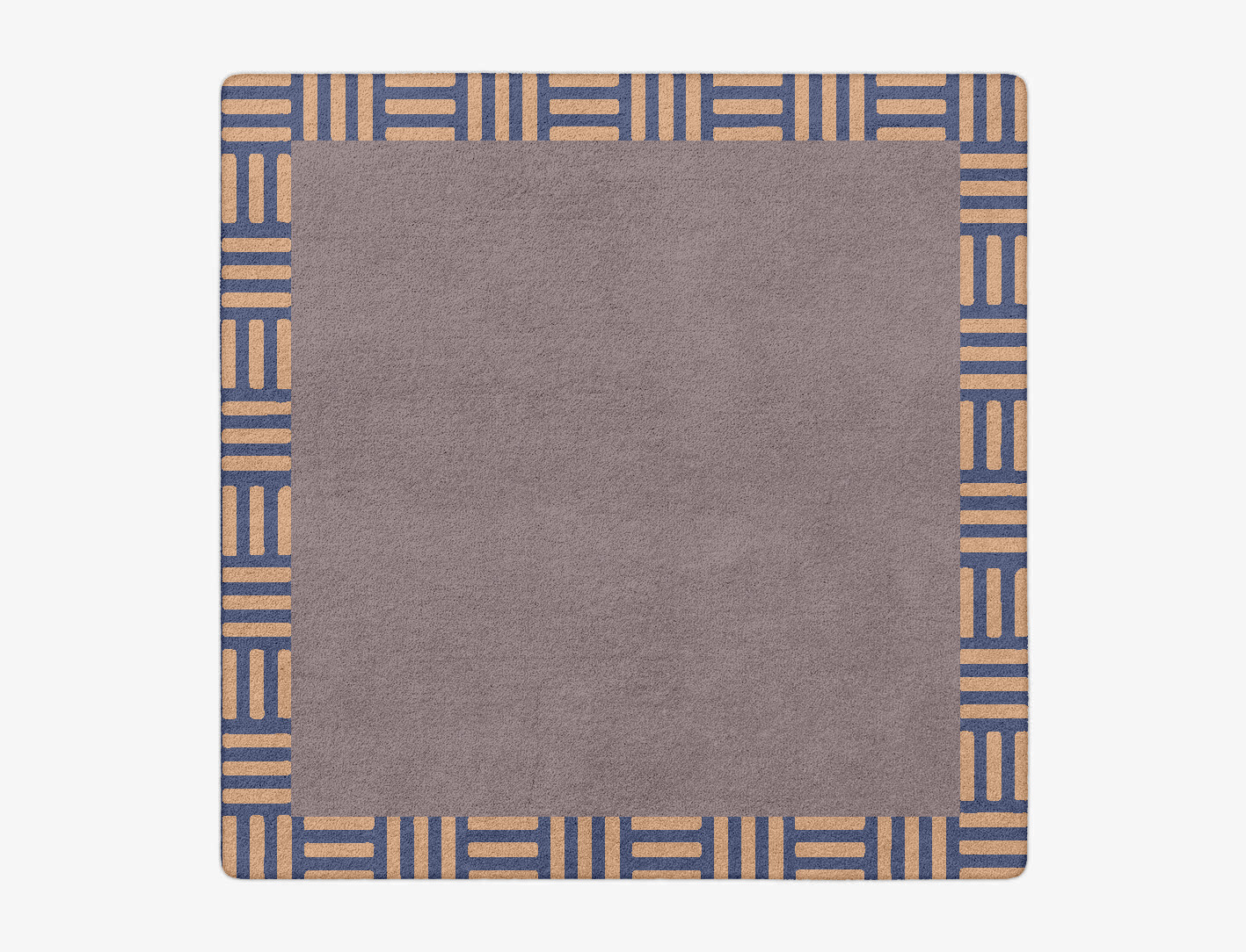 Limbus Geometric Square Hand Tufted Pure Wool Custom Rug by Rug Artisan