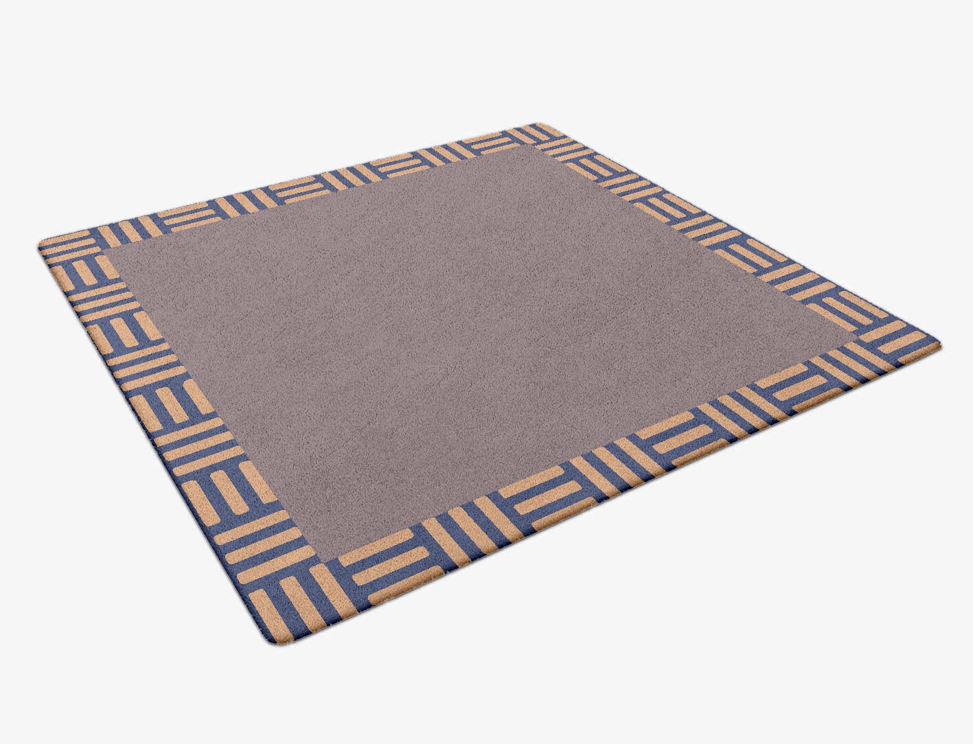 Limbus Geometric Square Hand Tufted Pure Wool Custom Rug by Rug Artisan