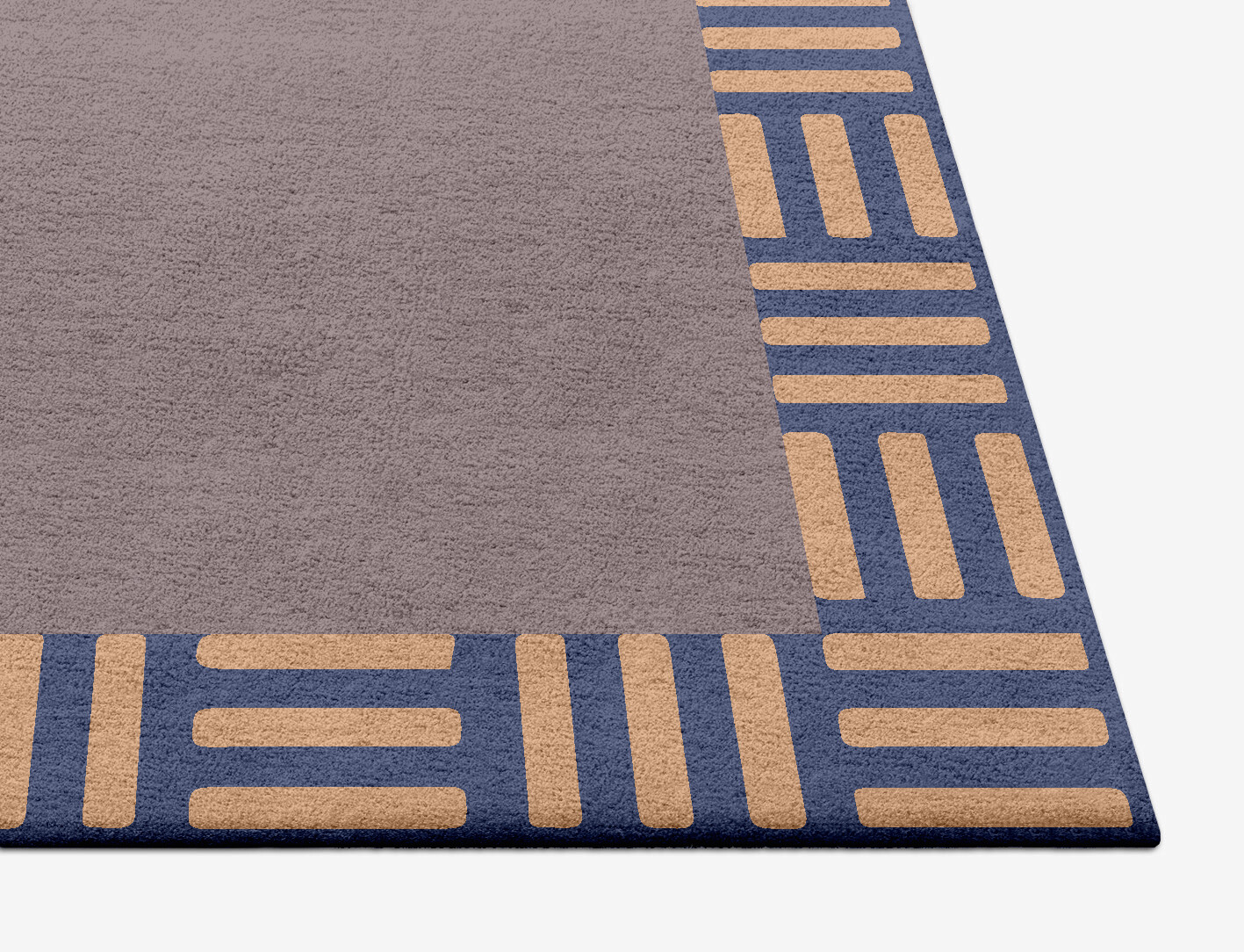 Limbus Geometric Square Hand Tufted Pure Wool Custom Rug by Rug Artisan