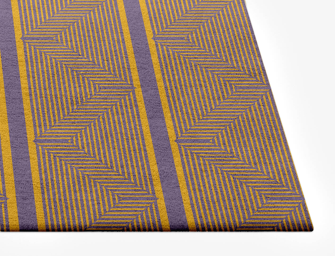 Line Lanes Modern Geometrics Rectangle Hand Tufted Pure Wool Custom Rug by Rug Artisan