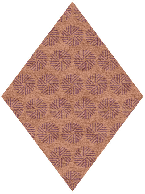 Lines Modern Geometrics Diamond Hand Knotted Tibetan Wool Custom Rug by Rug Artisan