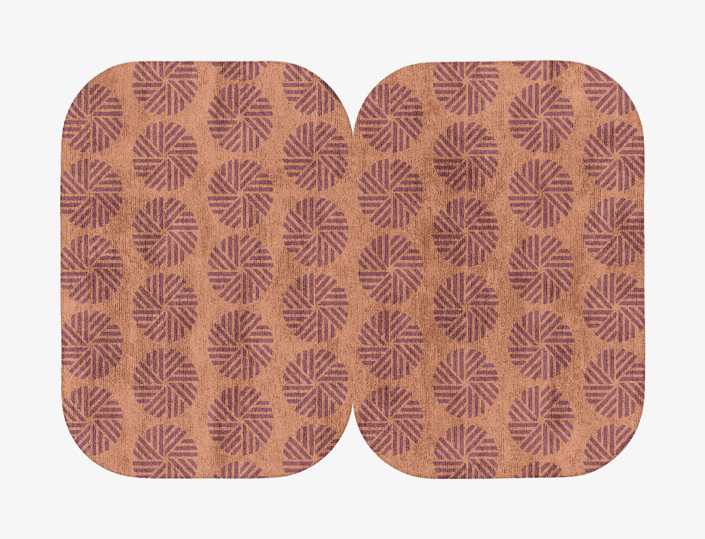 Lines Modern Geometrics Eight Hand Tufted Bamboo Silk Custom Rug by Rug Artisan