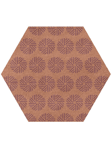 Lines Modern Geometrics Hexagon Hand Tufted Pure Wool Custom Rug by Rug Artisan