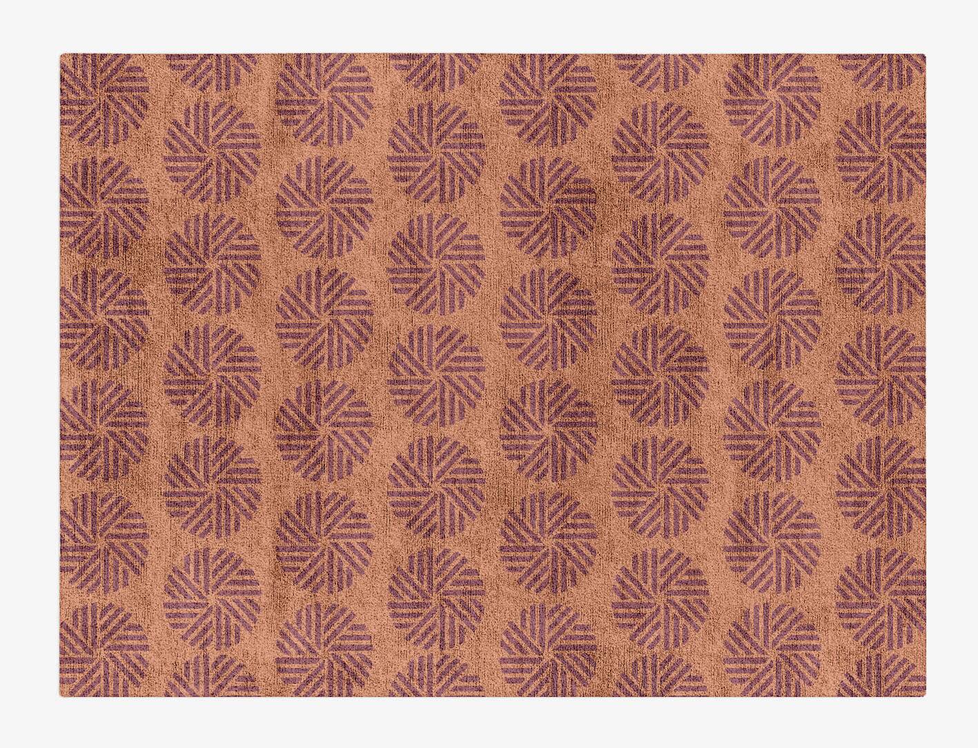 Lines Modern Geometrics Rectangle Hand Tufted Bamboo Silk Custom Rug by Rug Artisan