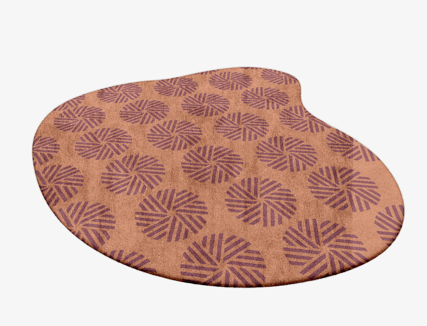 Lines Modern Geometrics Splash Hand Tufted Bamboo Silk Custom Rug by Rug Artisan