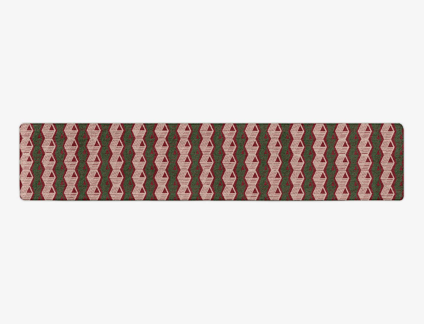 Links Modern Geometrics Runner Hand Tufted Pure Wool Custom Rug by Rug Artisan