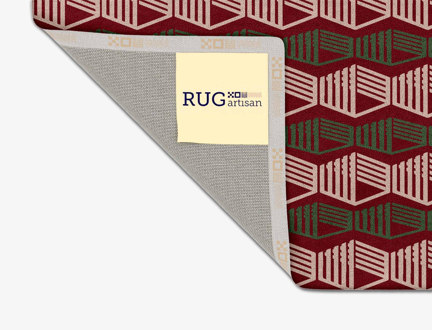 Links Modern Geometrics Square Hand Tufted Pure Wool Custom Rug by Rug Artisan