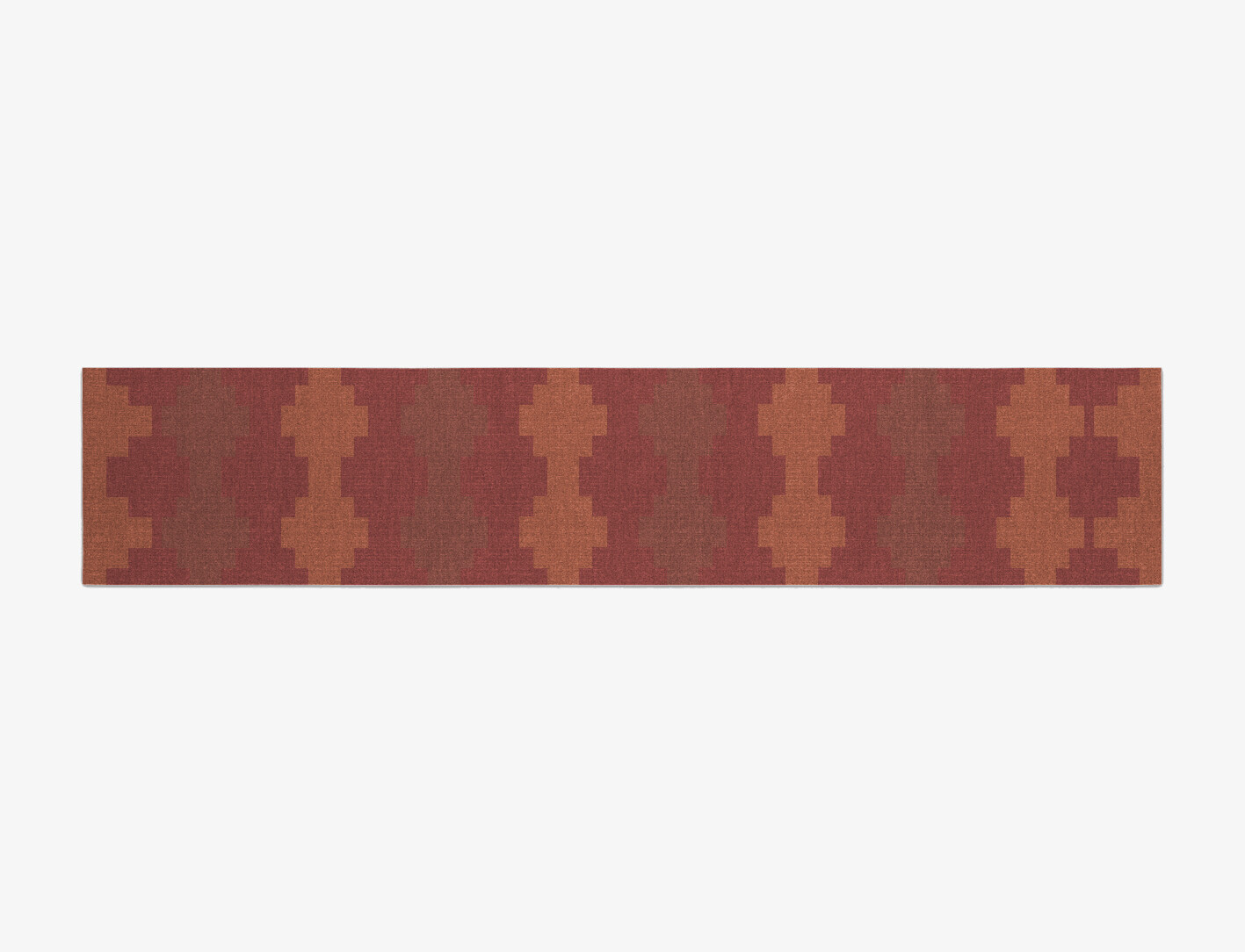 Linon Geometric Runner Flatweave New Zealand Wool Custom Rug by Rug Artisan