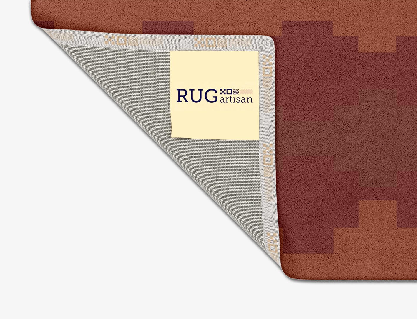 Linon Geometric Square Hand Tufted Pure Wool Custom Rug by Rug Artisan