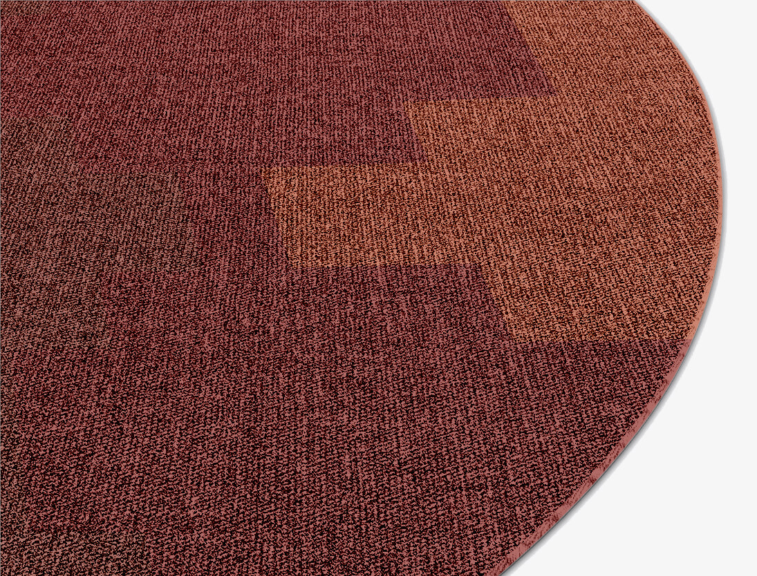 Linon Geometric Oval Outdoor Recycled Yarn Custom Rug by Rug Artisan