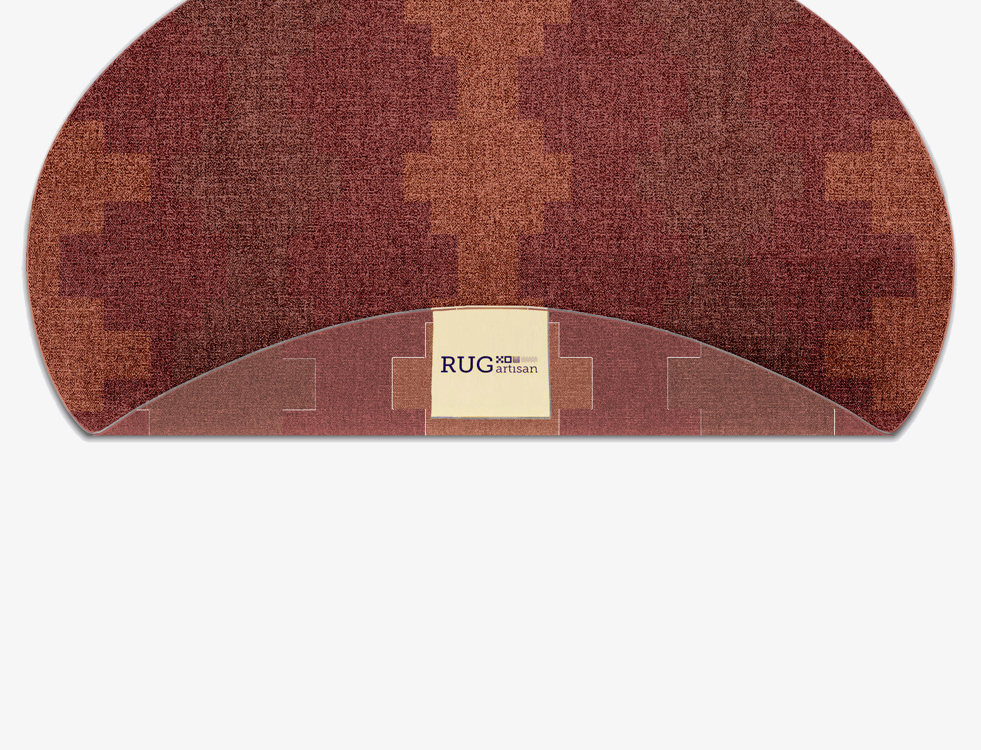 Linon Geometric Oval Outdoor Recycled Yarn Custom Rug by Rug Artisan
