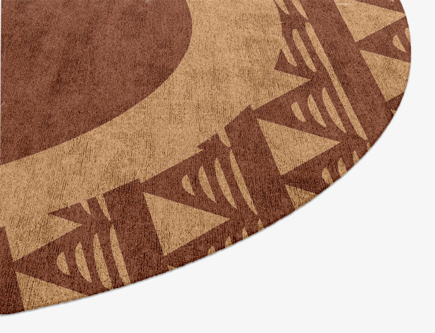 Locus Geometric Oval Hand Knotted Bamboo Silk Custom Rug by Rug Artisan