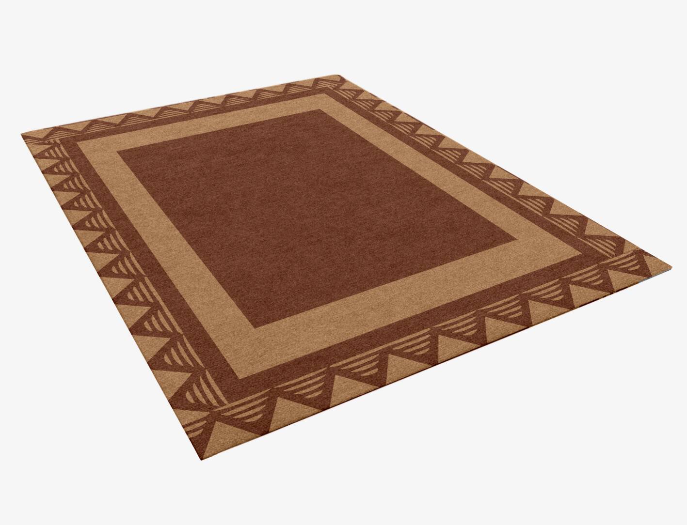 Locus Geometric Rectangle Hand Knotted Tibetan Wool Custom Rug by Rug Artisan