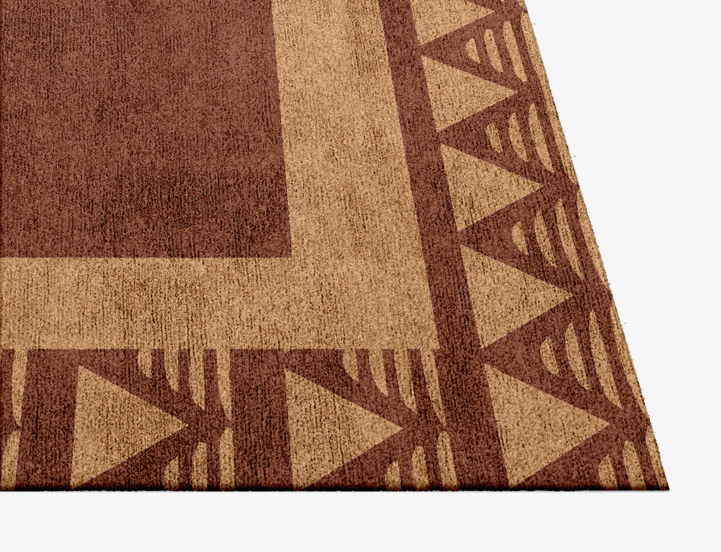 Locus Geometric Square Hand Knotted Bamboo Silk Custom Rug by Rug Artisan