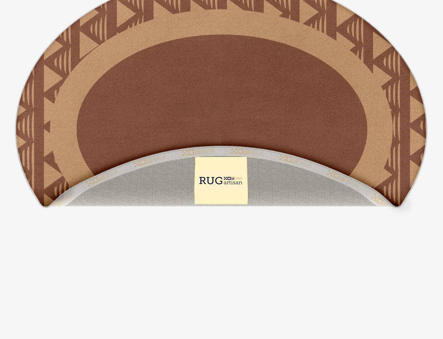 Locus Geometric Oval Hand Tufted Pure Wool Custom Rug by Rug Artisan