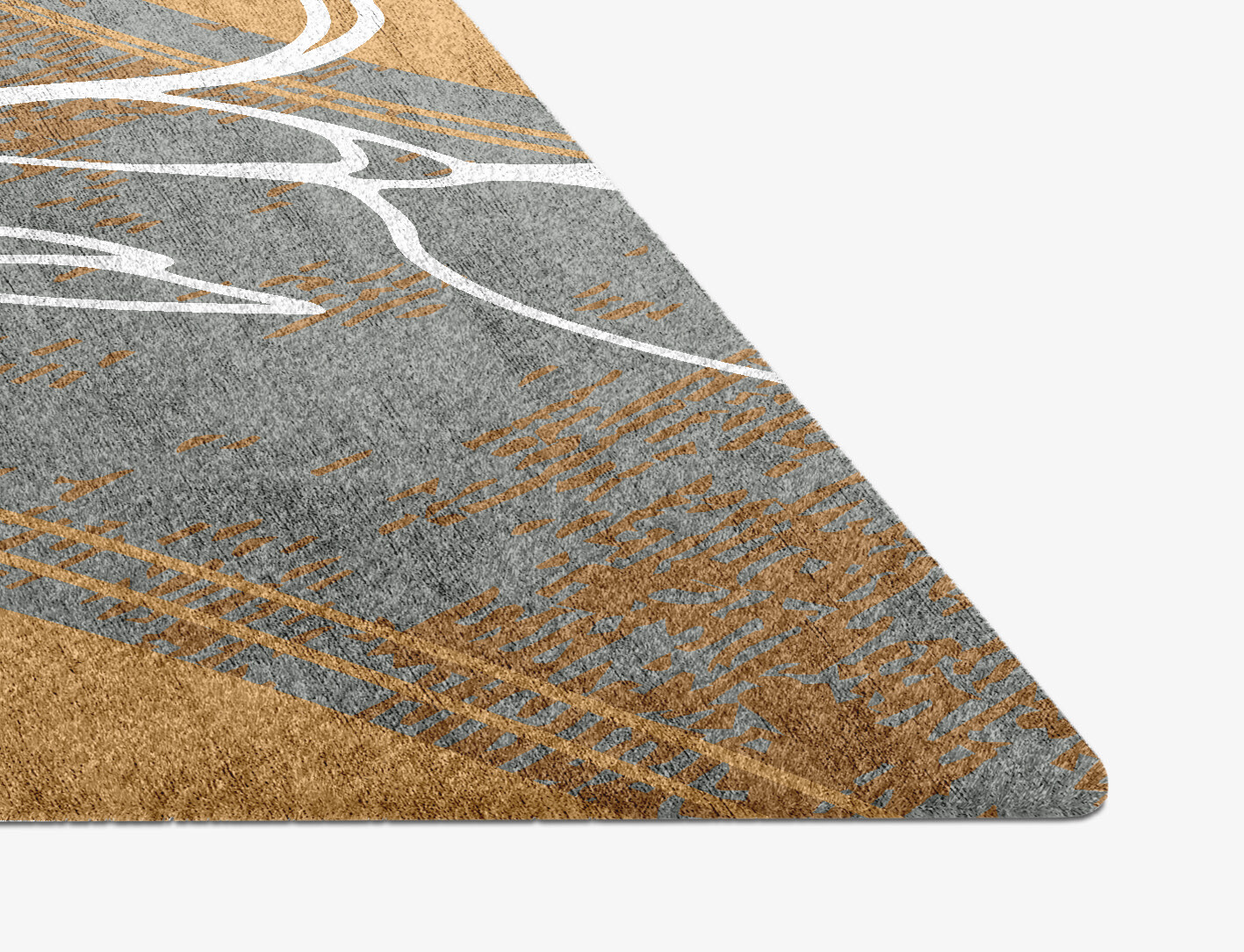 Longiflorum Field of Flowers Diamond Hand Knotted Bamboo Silk Custom Rug by Rug Artisan