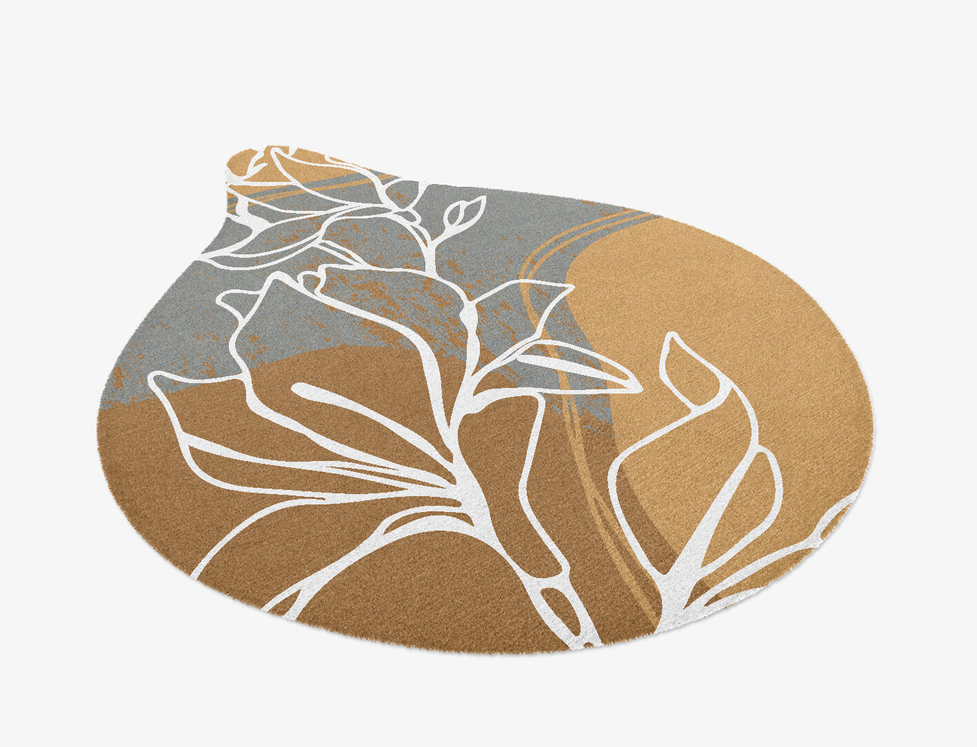 Longiflorum Field of Flowers Drop Hand Knotted Tibetan Wool Custom Rug by Rug Artisan