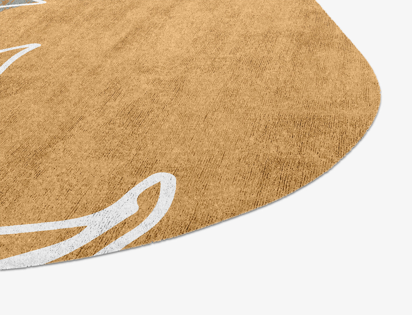 Longiflorum Field of Flowers Oblong Hand Knotted Bamboo Silk Custom Rug by Rug Artisan