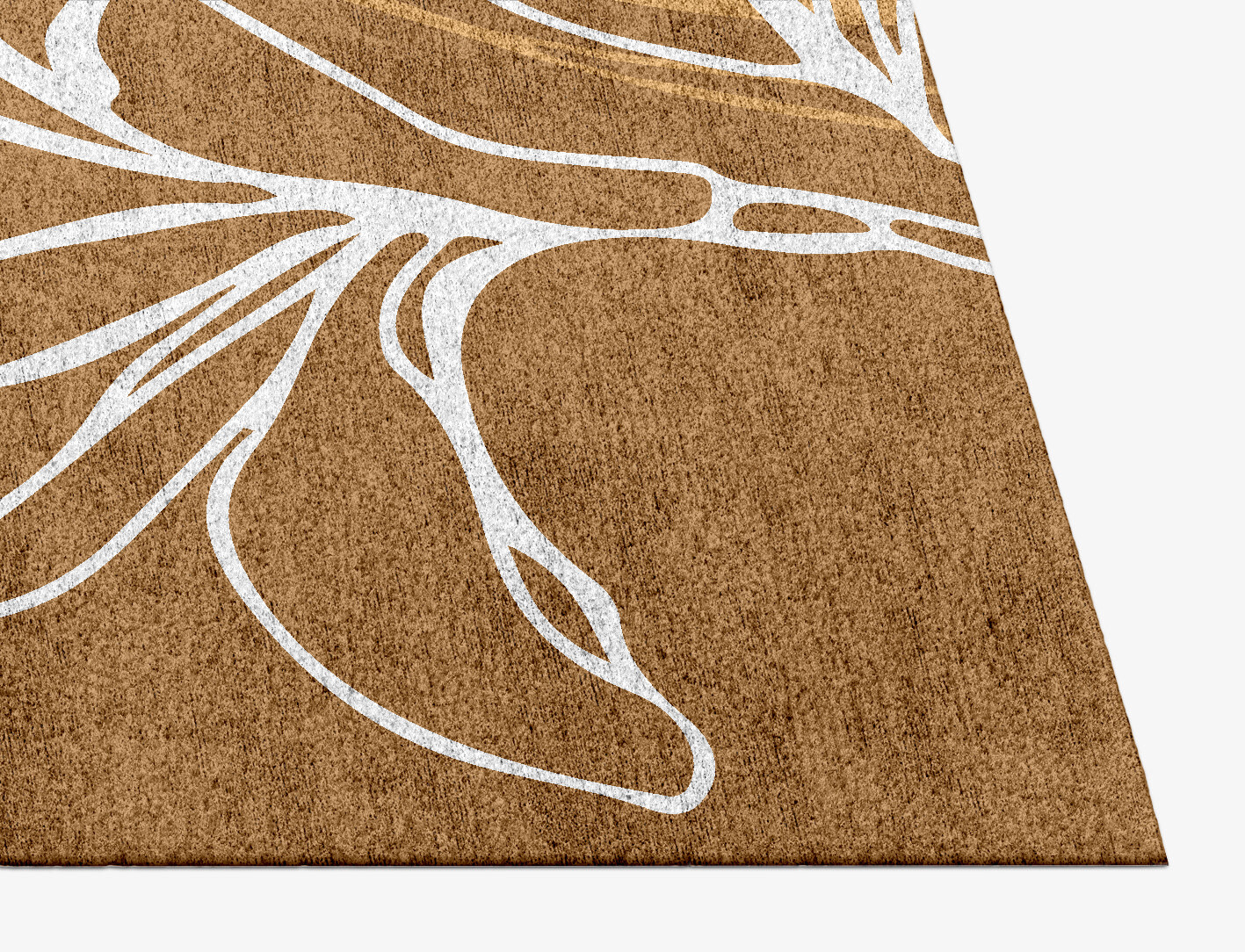 Longiflorum Field of Flowers Rectangle Hand Knotted Bamboo Silk Custom Rug by Rug Artisan