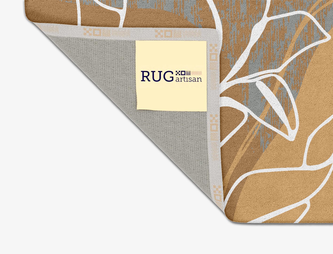 Longiflorum Field of Flowers Square Hand Tufted Pure Wool Custom Rug by Rug Artisan
