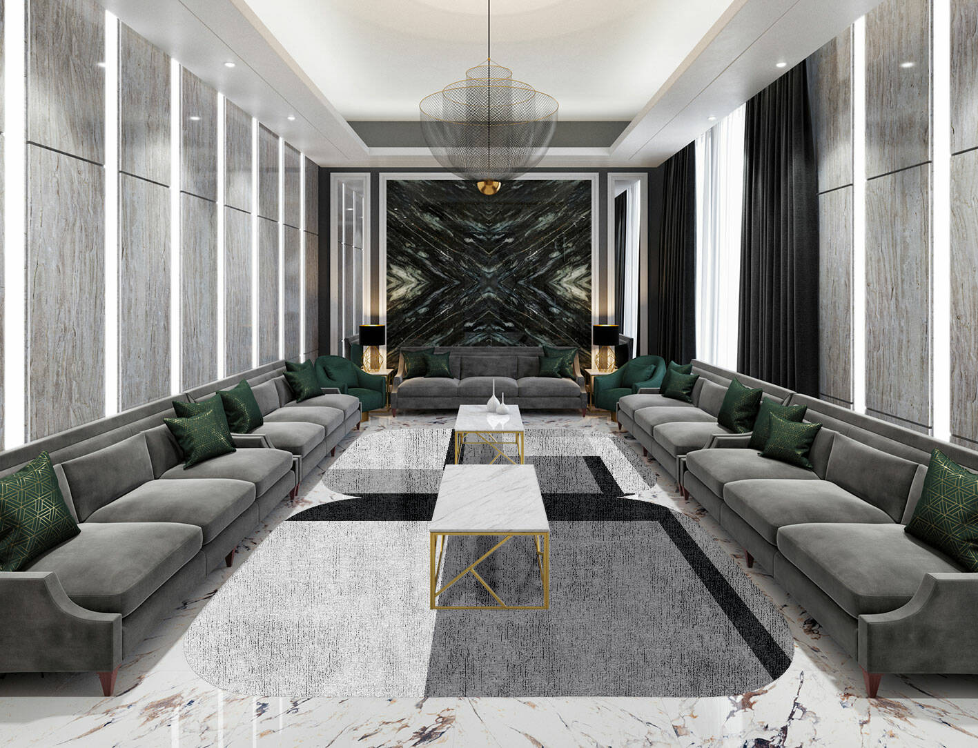Lorn  Eight Hand Knotted Bamboo Silk Custom Rug by Rug Artisan