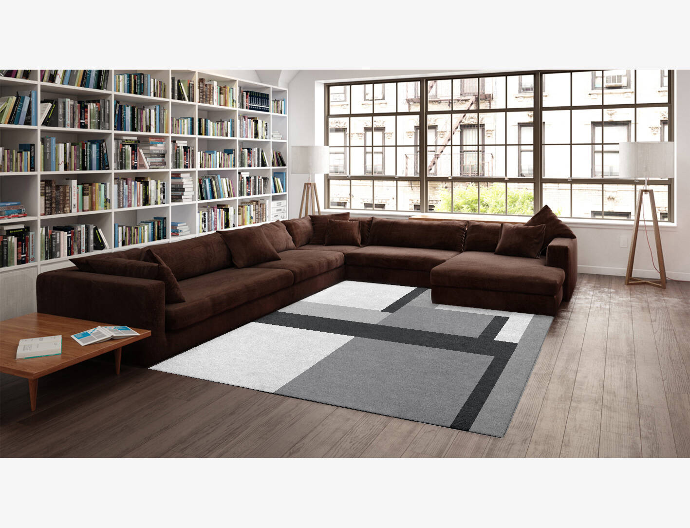 Lorn  Rectangle Hand Knotted Tibetan Wool Custom Rug by Rug Artisan