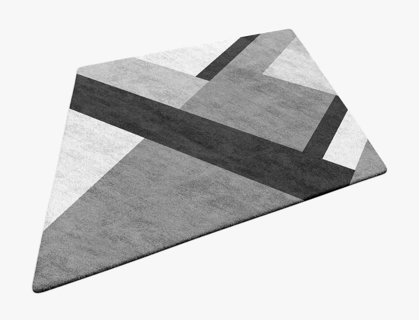 Lorn  Diamond Hand Tufted Bamboo Silk Custom Rug by Rug Artisan