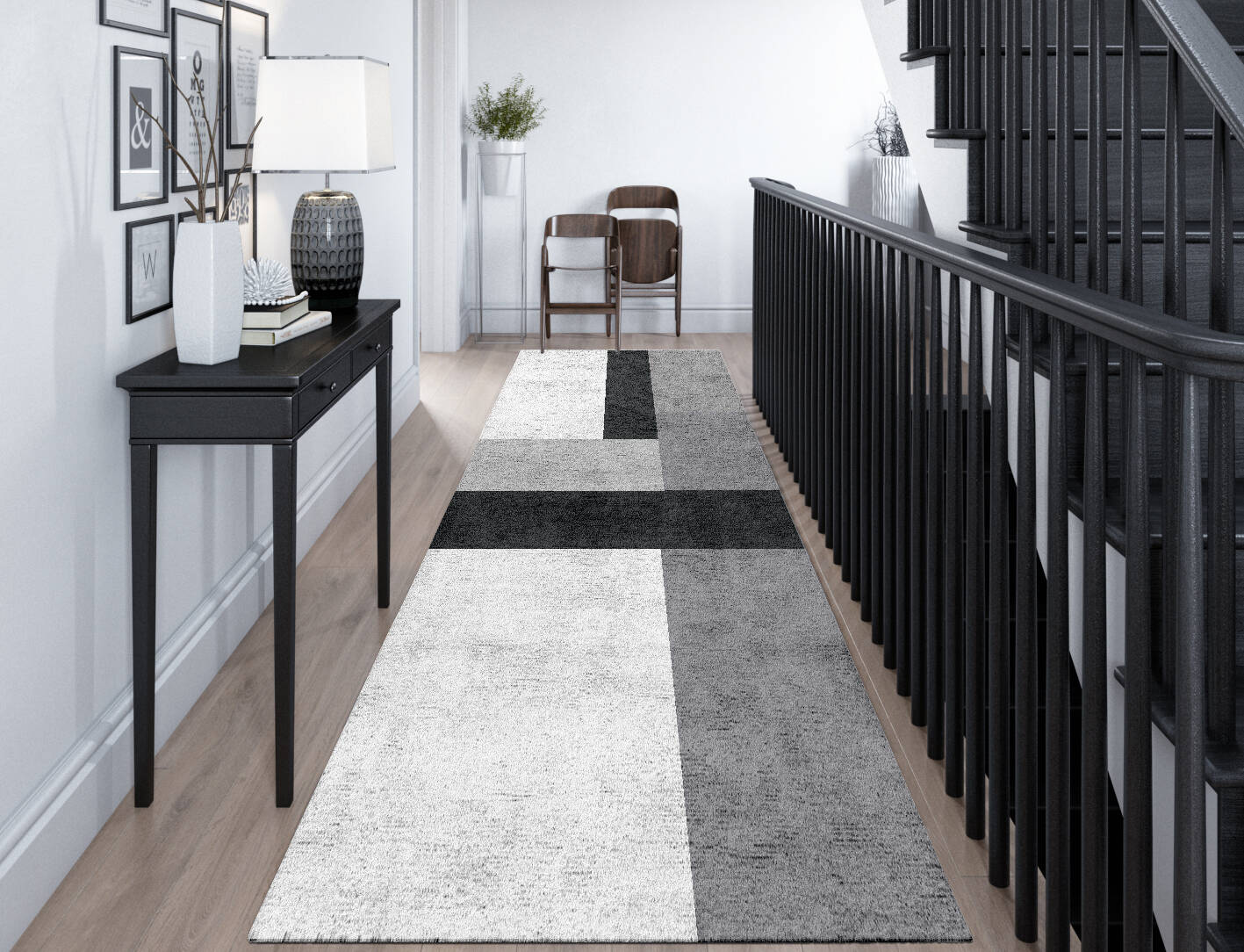 Lorn  Runner Hand Tufted Bamboo Silk Custom Rug by Rug Artisan
