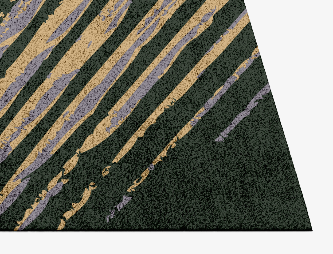 Louvre Abstract Rectangle Hand Knotted Bamboo Silk Custom Rug by Rug Artisan