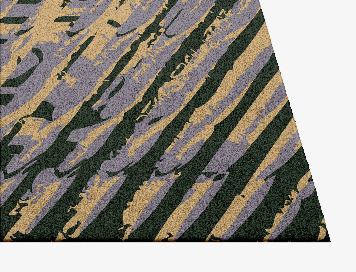 Louvre Abstract Square Hand Knotted Tibetan Wool Custom Rug by Rug Artisan