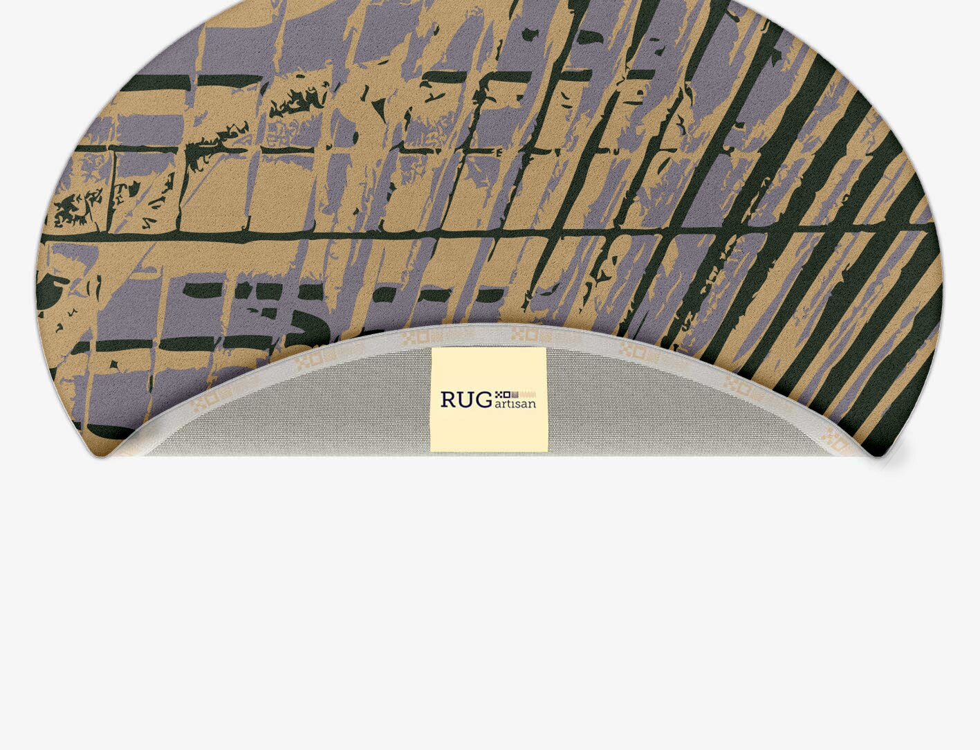 Louvre Abstract Oval Hand Tufted Pure Wool Custom Rug by Rug Artisan