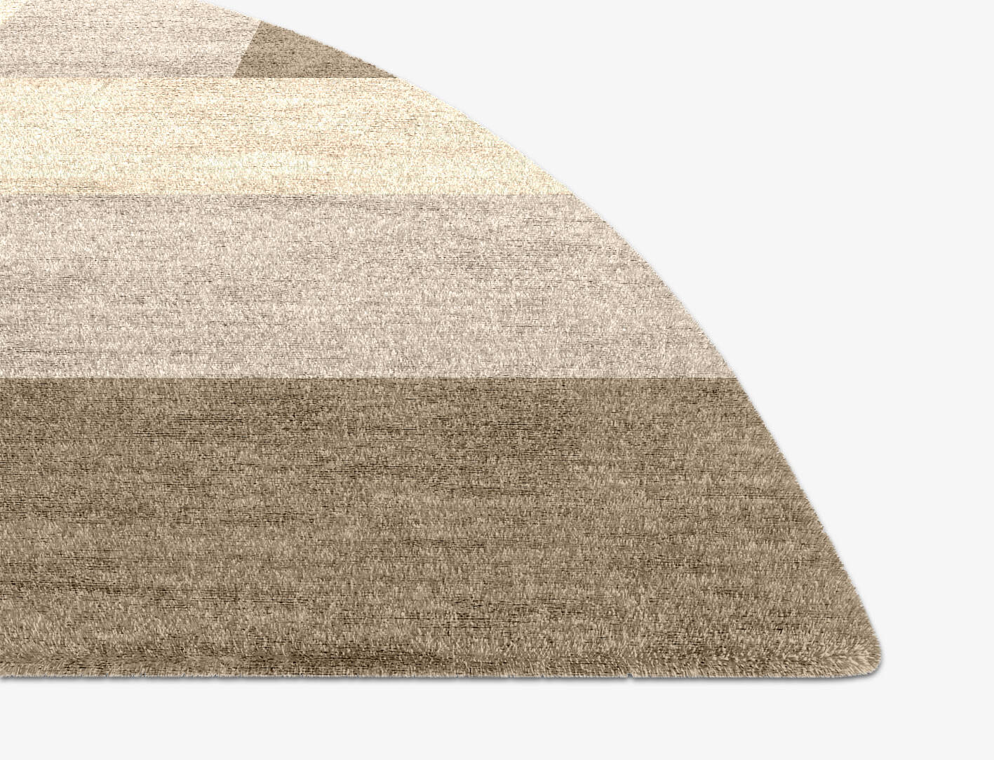 Lovat  Halfmoon Hand Knotted Bamboo Silk Custom Rug by Rug Artisan